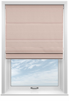 Norleigh, Blush - Twist&Fit Roman Blind